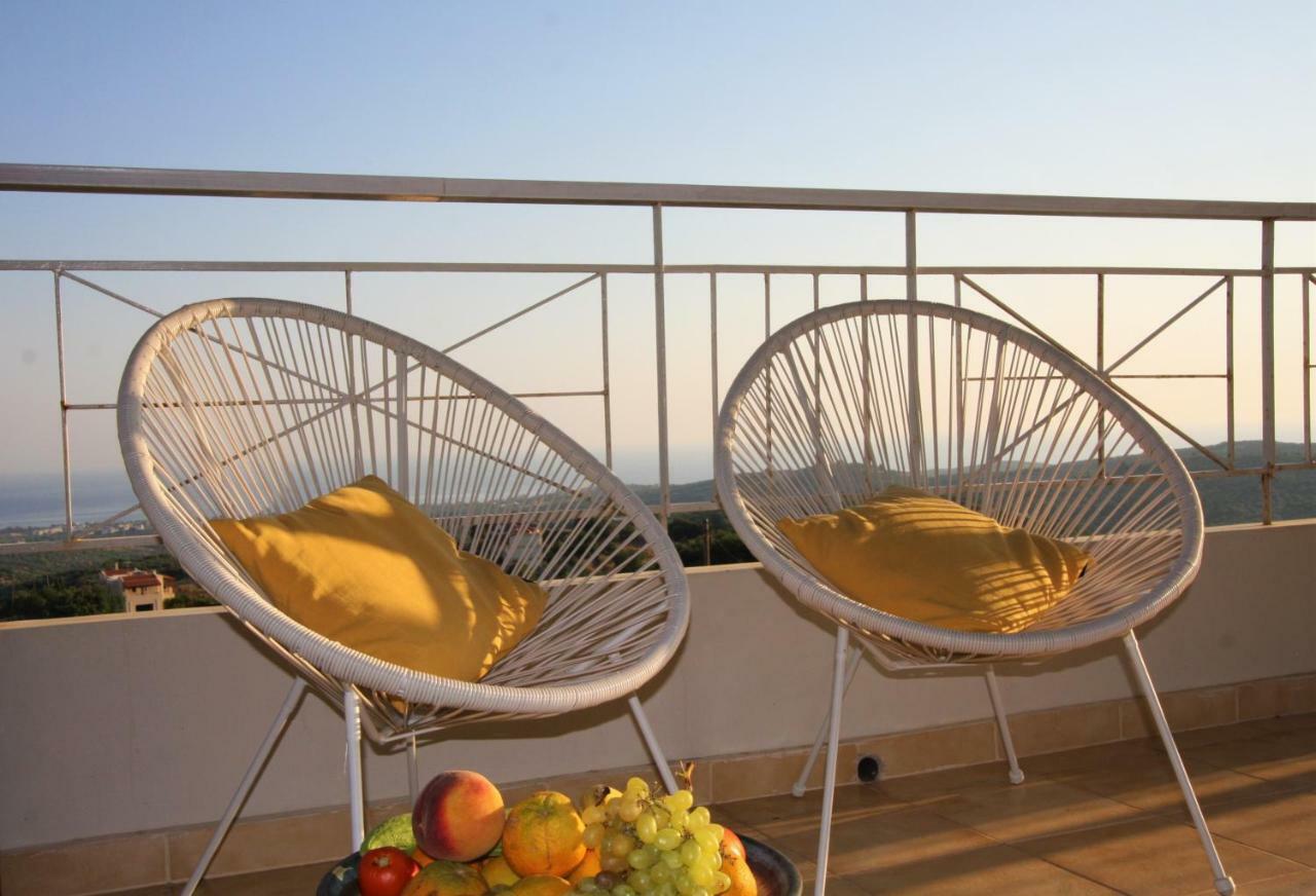 360 Panorama House - Gazing At Horizon And The Stars Of The Galaxy In The Night - Fresh Cool Breeze Most Of The Time - Just 7 Min From The Beach Kournás Eksteriør bilde